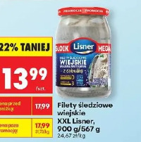 Filety śledziowe wiejskie XXL Lisner