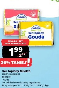 Ser topiony Miletto