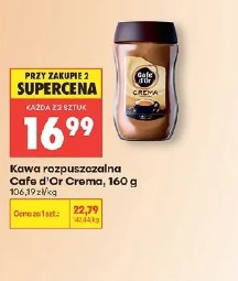 Kawa rozpuszczalna Cafe d'or Crema 160 g 