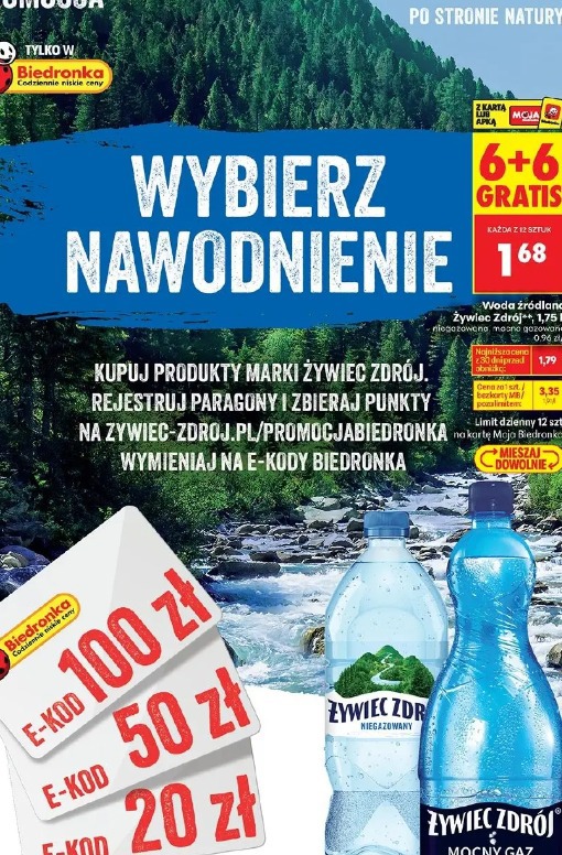Woda źródlana Żywiec Zdrój