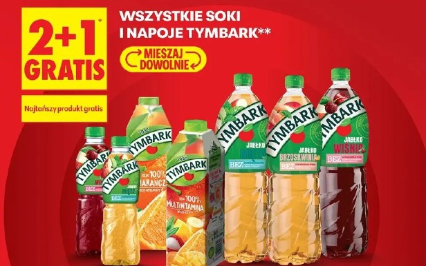Soki i napoje Tymbark