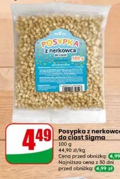 Posypka z nerkowca do ciast Sigma