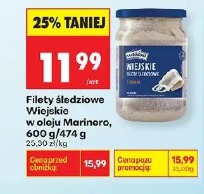 Filety śledziowe Wiejskie w oleju Marinero