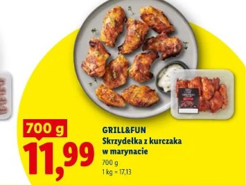 Grill&Fun Skrzydełka z kurczaka w marynacie