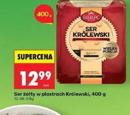 Ser żółty w plastrach Królewski