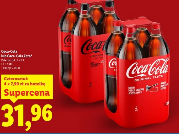 Coca-Cola lub Coca-Cola Zero