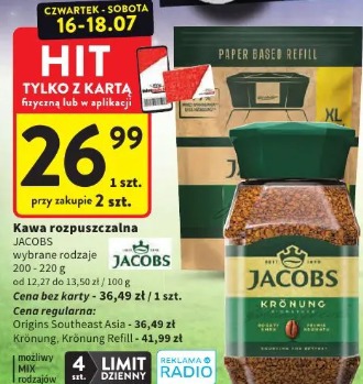 Jacobs kawa rozpuszczalna
