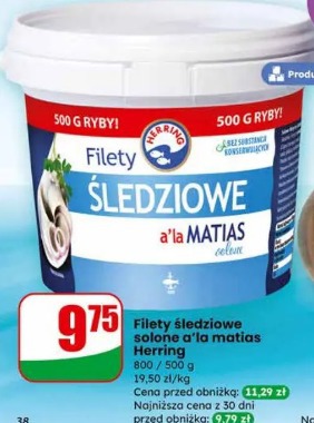 Filety śledziowe solone a'la matias Herring