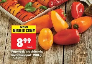 Papryczki słodkie mix kolorów