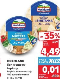 Hochland Ser kremowy topiony krążek
