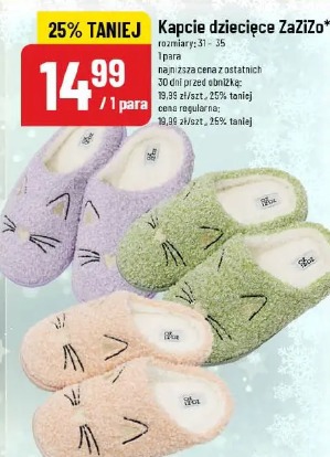 ZaZiZo kapcie dziecięce
