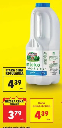 Mleko wiejskie 2% Piątnica