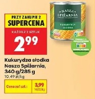 Kukurydza słodka Nasza Spiżarnia