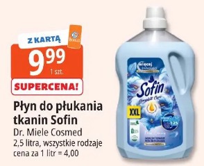 Płyn do płukania tkanin Sofin Dr. Miele Cosmed