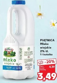 Mleko wiejskie 2% tł. Piątnica