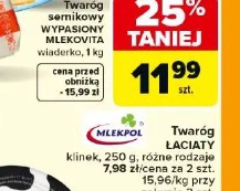 Twaróg sernikowy WYPASIONY MLEKOVITA wiaderko