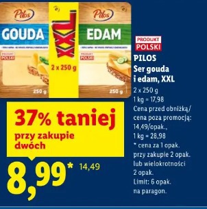 Pilos Ser gouda i edam, XXL