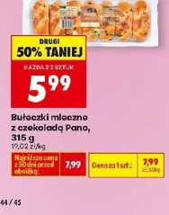 Bułeczki mleczne z czekoladą Pano