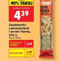 Zapiekanka z pieczarkami i serem Yeemy