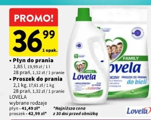 Lovela płyn do prania, proszek do prania