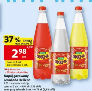 Napój gazowany oranżada Hellena