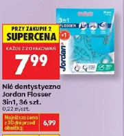 Nić dentystyczna Jordan Flosser 3in1