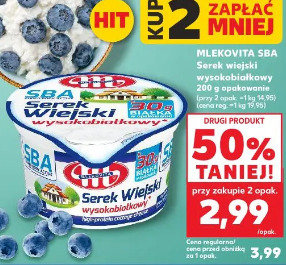 Mlekovita SBA Serek wiejski wysokobiałkowy