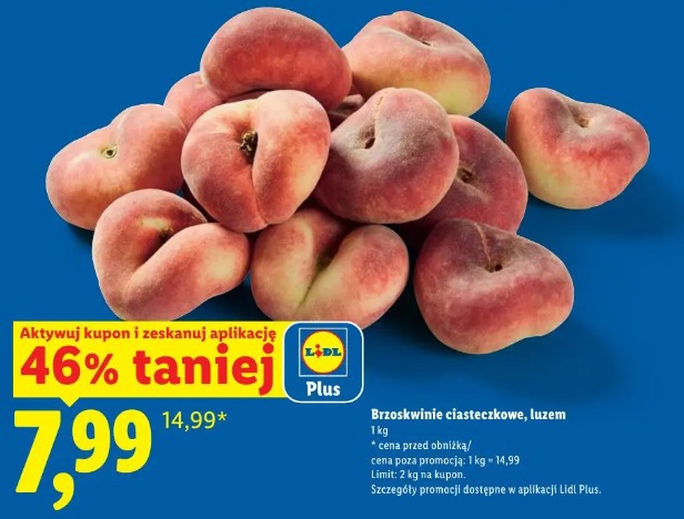 Brzoskwinie ciasteczkowe, luzem