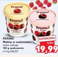 Franuí Maliny w czekoladzie różne rodzaje