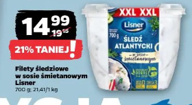 Filety śledziowe w sosie śmietanowym Lisner