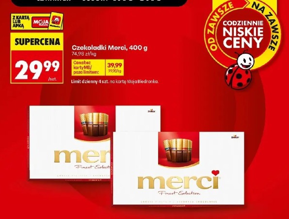 Czekoladki Merci