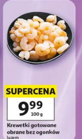 Krewetki gotowane obrane bez ogonków