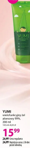 Yumi wielofunkcyjny żel aloesowy 99%