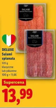 Deluxe Salami spianata