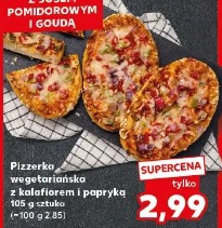 Pizzerka wegetariańska z kalafiorem i papryką