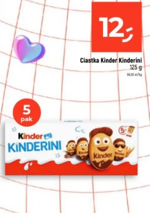Ciastka Kinder Kinderini