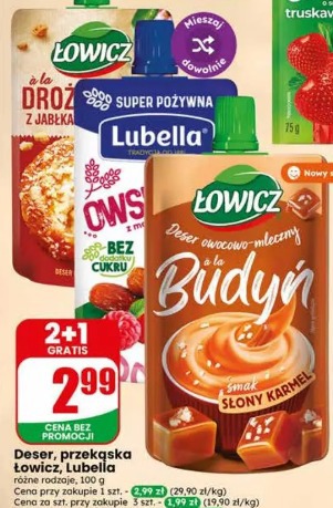 Deser, przekąska Łowicz, Lubella