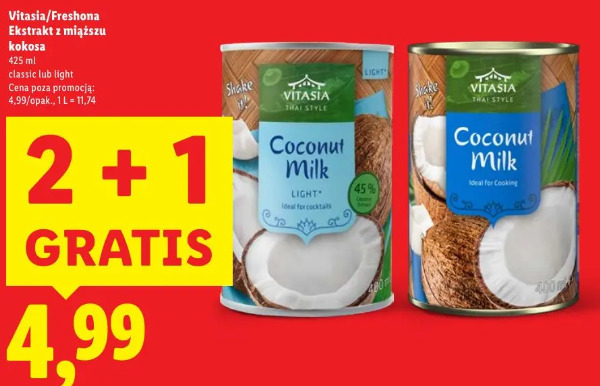 Vitasia/Freshona ekstrakt z miąższu kokosa