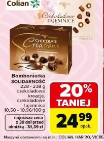 Bombonierka SOLIDARNOŚĆ czekoladowe kreacje, czekoladowe tajemnice