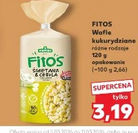 FITOS Wafle kukurydziane śmietana & cebula