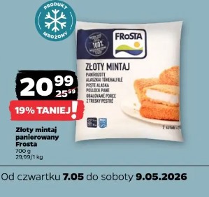 Złoty mintaj panierowany Frosta