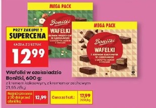 Wafelki w czekoladzie Bonitki