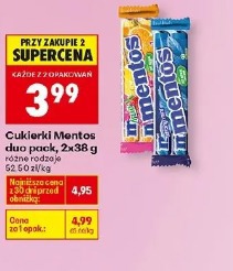 Cukierki Mentos duo pack