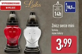 Znicz serce mini