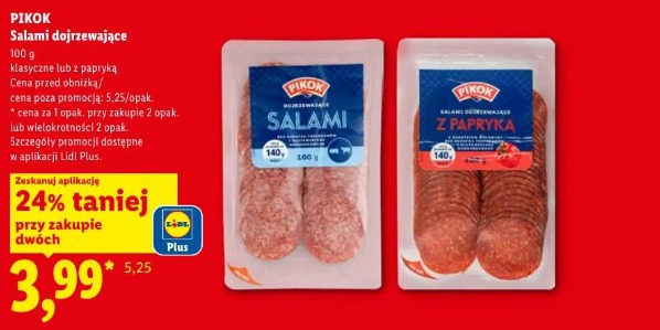 Pikok Salami dojrzewające
