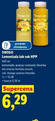 Swigo Lemoniada lub sok HPP