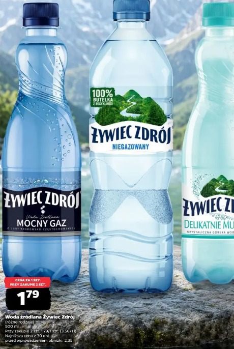 Żywiec Zdrój mocny gaz