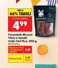 Przysmak dla psa filety z kaczki Activ Pet Plus