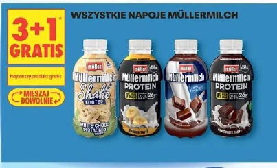 Wszystkie napoje Müllermilch