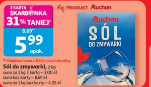 Sól do zmywarki Auchan